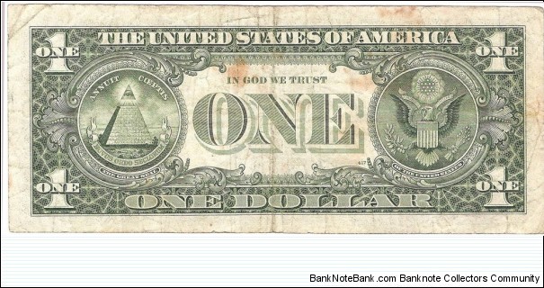 Banknote from USA year 1981