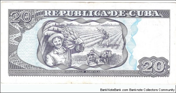 Banknote from Cuba year 2001