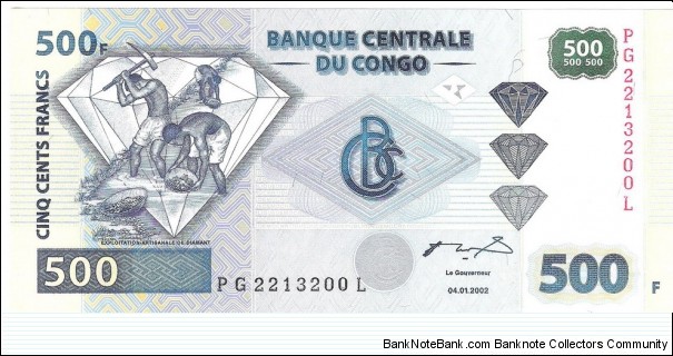 500 Francs Banknote