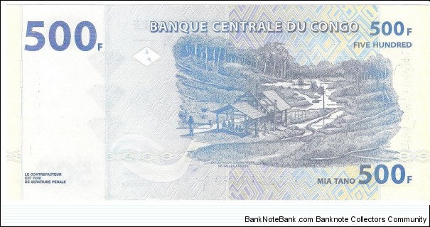 Banknote from Congo year 2002