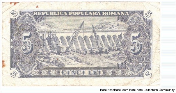 Banknote from Romania year 1952