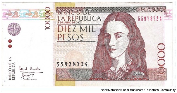 10.000 Pesos Banknote