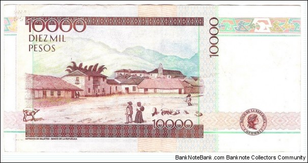 Banknote from Colombia year 2003
