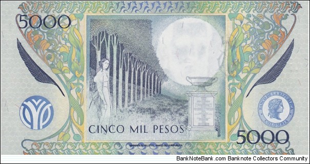 Banknote from Colombia year 2011