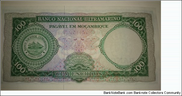 Banknote from Mozambique year 1961