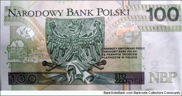 Banknote from Poland year 2012