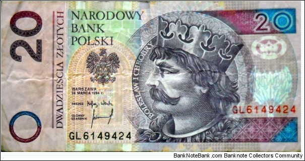 20 Złotych
GL6149424 Banknote