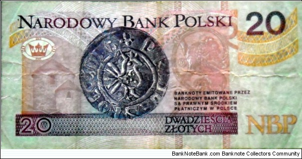 Banknote from Poland year 1994