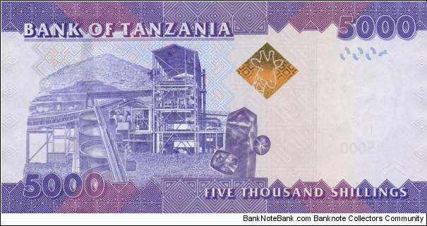Banknote from Tanzania year 2011