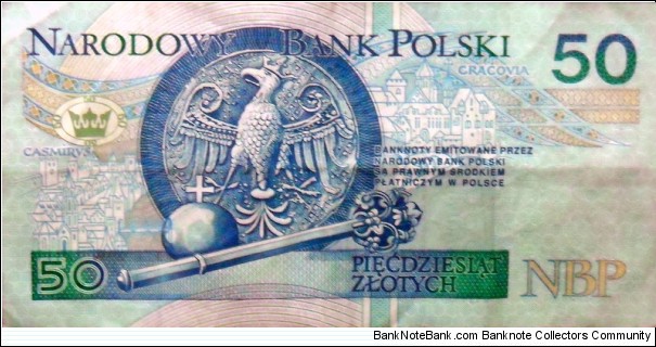 Banknote from Poland year 1994