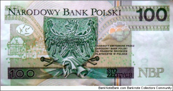 Banknote from Poland year 2012