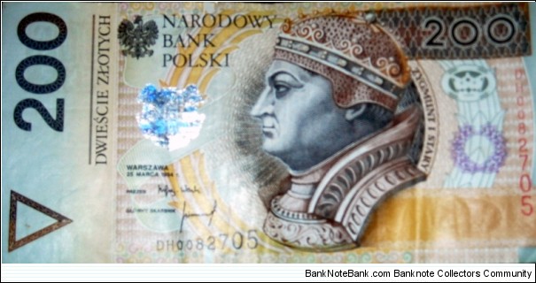 200 Złotych
DH0082705 Banknote