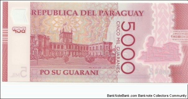 Banknote from Paraguay year 2011