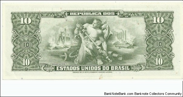 Banknote from Brazil year 1967