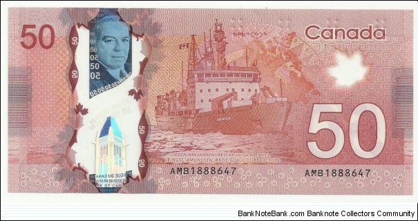 Banknote from Canada year 2012