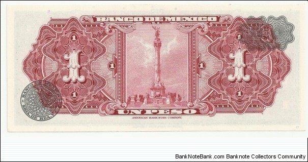 Banknote from Mexico year 1967