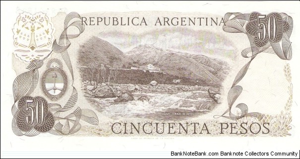 Banknote from Argentina year 1976