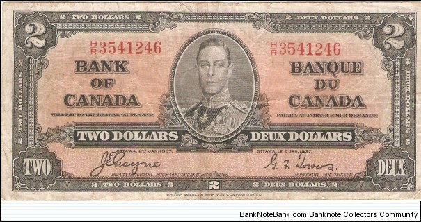 2 Dollars Banknote