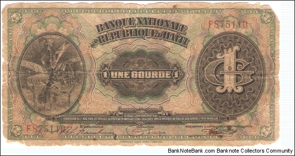 1 Gourde Banknote