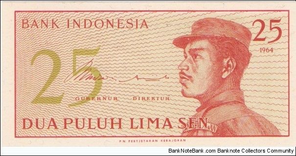 25 Sen Banknote