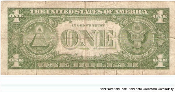 Banknote from USA year 1957