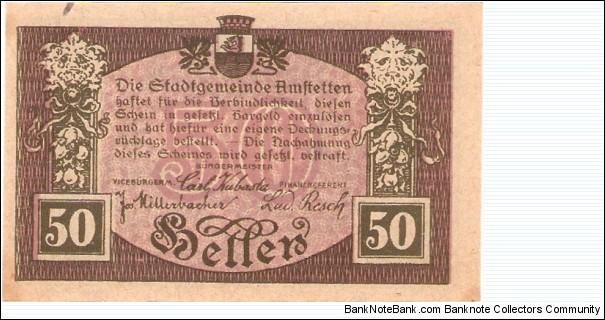 Banknote from Austria year 1920