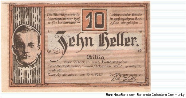 Banknote from Austria year 1920