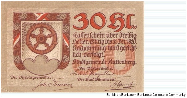 Banknote from Austria year 1920