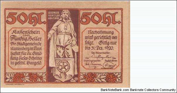 Banknote from Austria year 1920