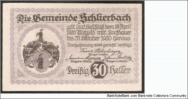 Banknote from Austria year 1920