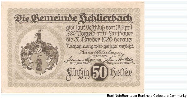 Banknote from Austria year 1920