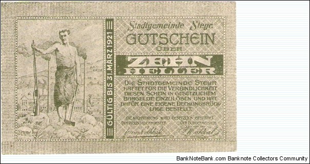 Banknote from Austria year 1921