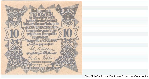 Banknote from Austria year 1920