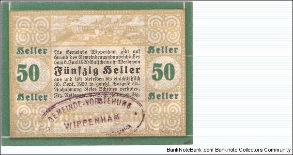 Banknote from Austria year 1920