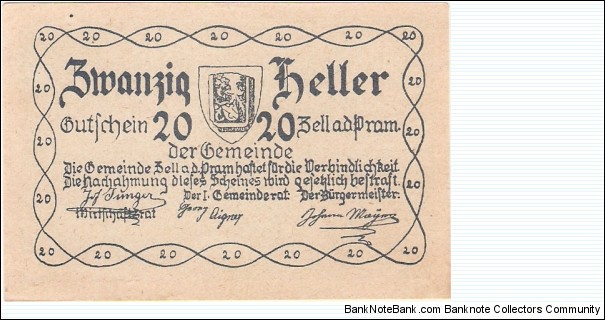 Banknote from Austria year 1920