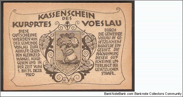 Banknote from Austria year 1920