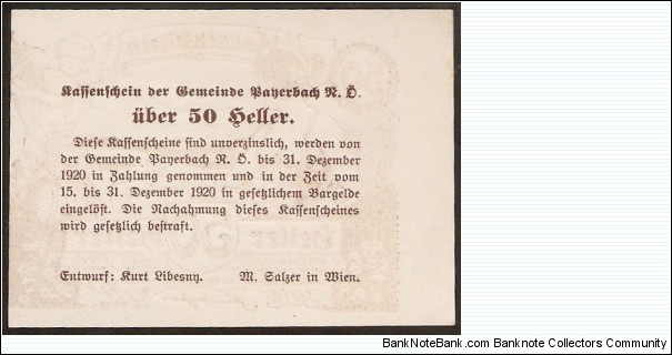 Banknote from Austria year 1920