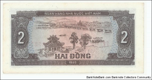 Banknote from Vietnam year 1980
