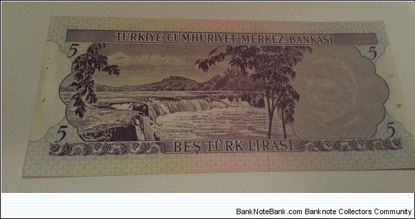 Banknote from Turkey year 1968