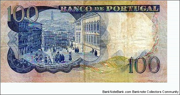 Banknote from Portugal year 1965