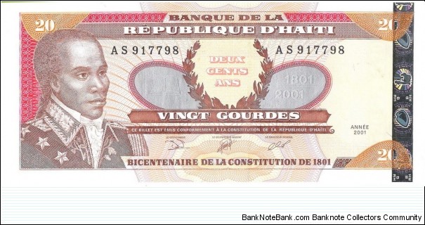 20 Gourdes Banknote