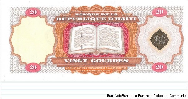 Banknote from Haiti year 2001