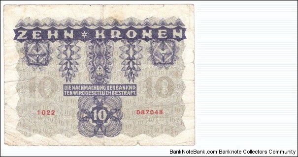 Banknote from Austria year 1922