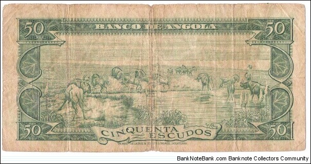 Banknote from Angola year 1956