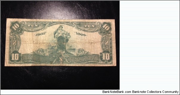 Banknote from USA year 1902