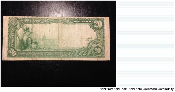 Banknote from USA year 1902