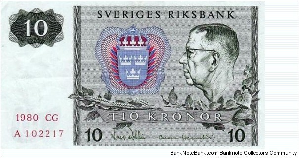 10 Kronor Banknote