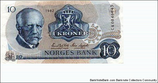 Norges Bank - 10 Kroner Banknote