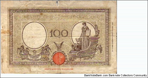 Banknote from Italy year 1942