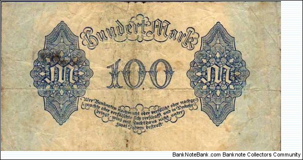 Banknote from Germany year 1922